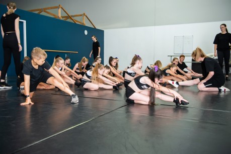 Students at Simone's School of Performing Arts engaging in dance class, illustrating 'The Science Behind Dance: How It Helps with Child Development.' Discover how dance enhances physical, cognitive, and emotional growth in children.